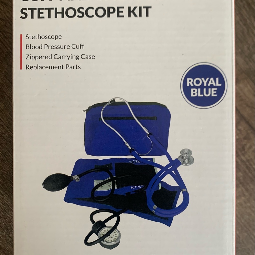 Adview Royal Blue Stethoscope Kit